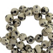 Natuursteen kralen dalmatiër jaspis 6mm Greige